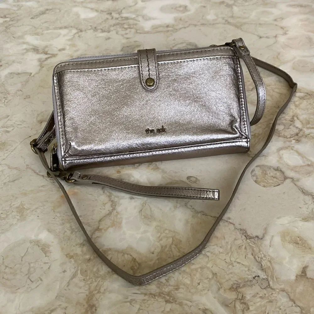 NWOT The Sak Redwood 3-In-1 Leather Phone Wallet Crossbody Clutch Purse